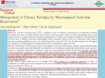 Dolore Testicolare